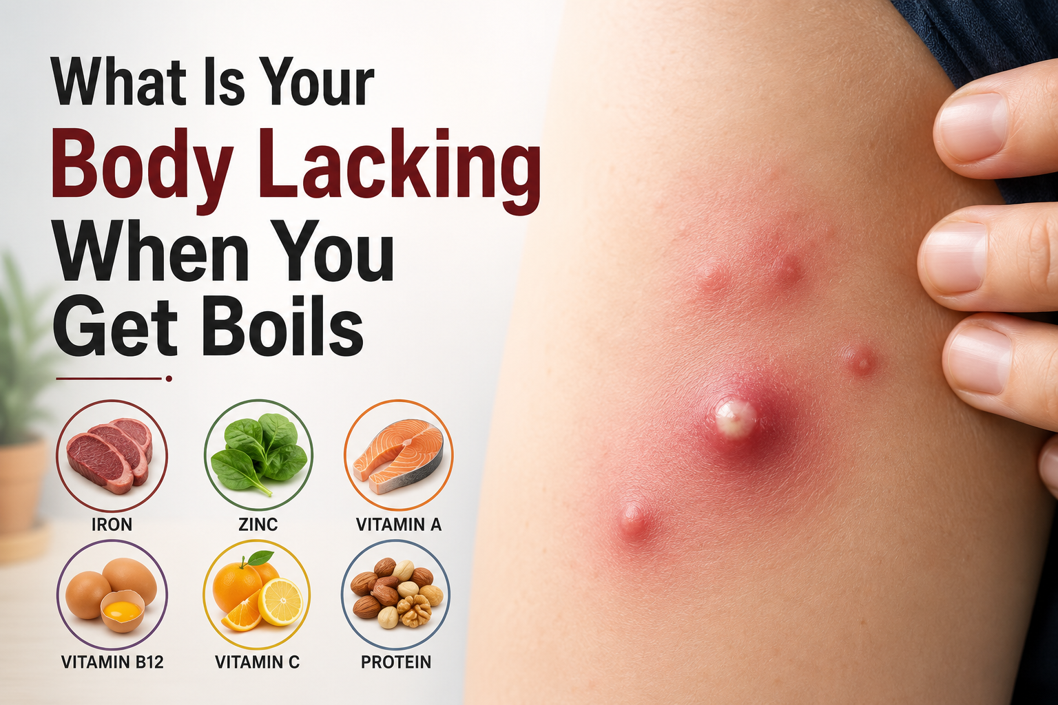 What Is Your Body Lacking When You Get Boils