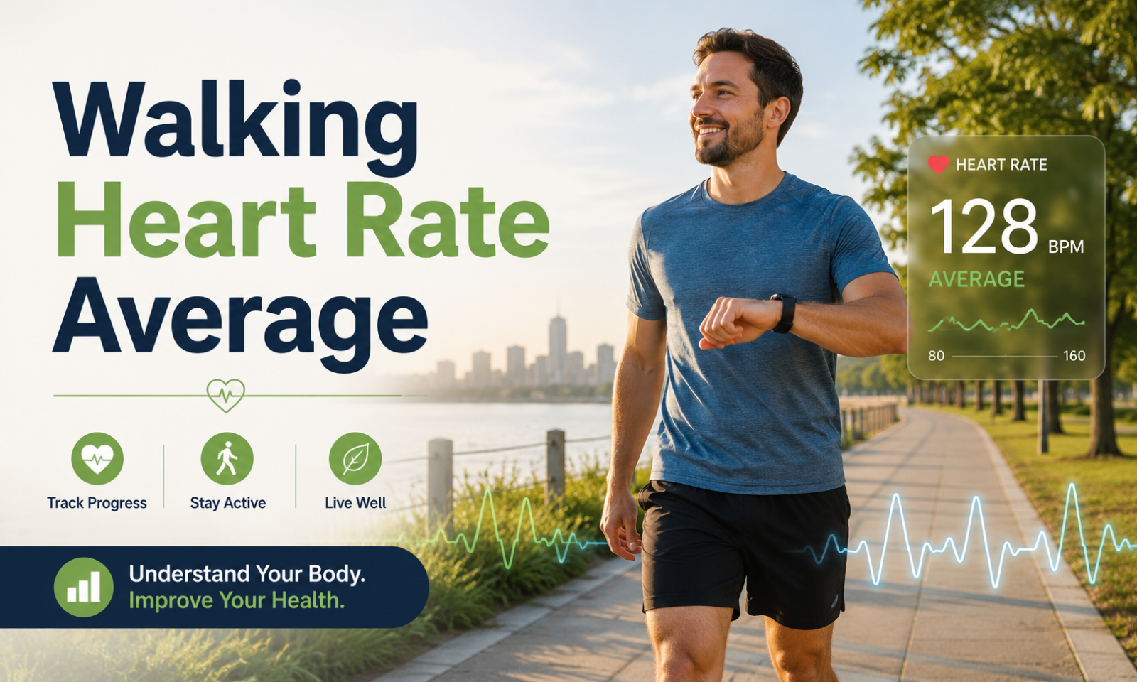 Walking heart rate average