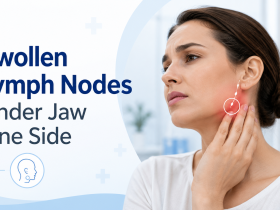 swollen lymph nodes under jaw one side