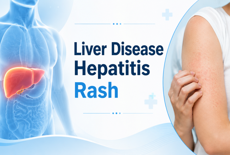 Liver disease hepatitis rash