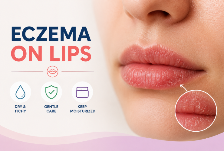 Eczema on lips
