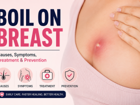 boil on breast