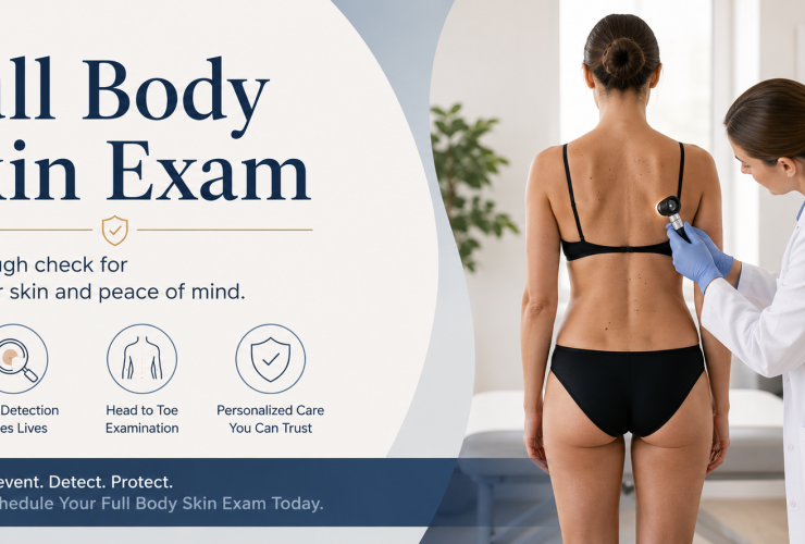 embarrassing full body skin exam