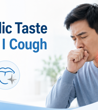metallic taste when i cough