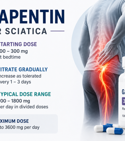 normal dosage of gabapentin for sciatica