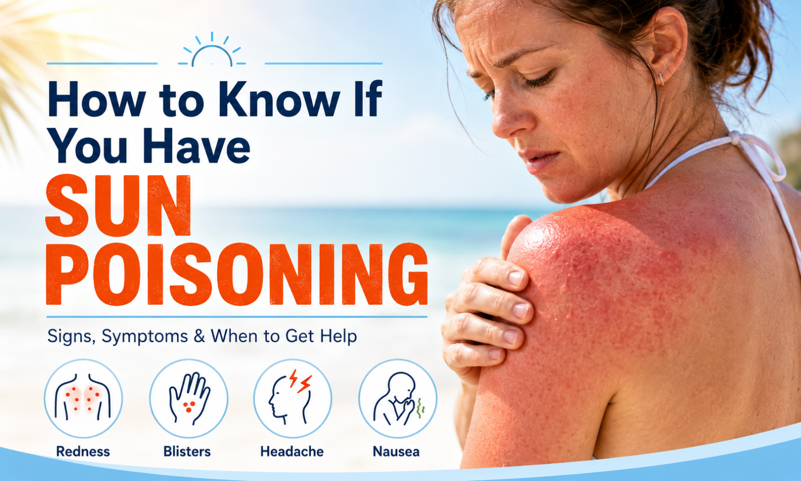 how to know if you have sun poisoning